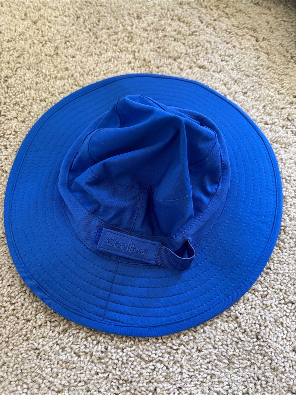 Coolibar Wide Brim Sun Hat in Bright Blue